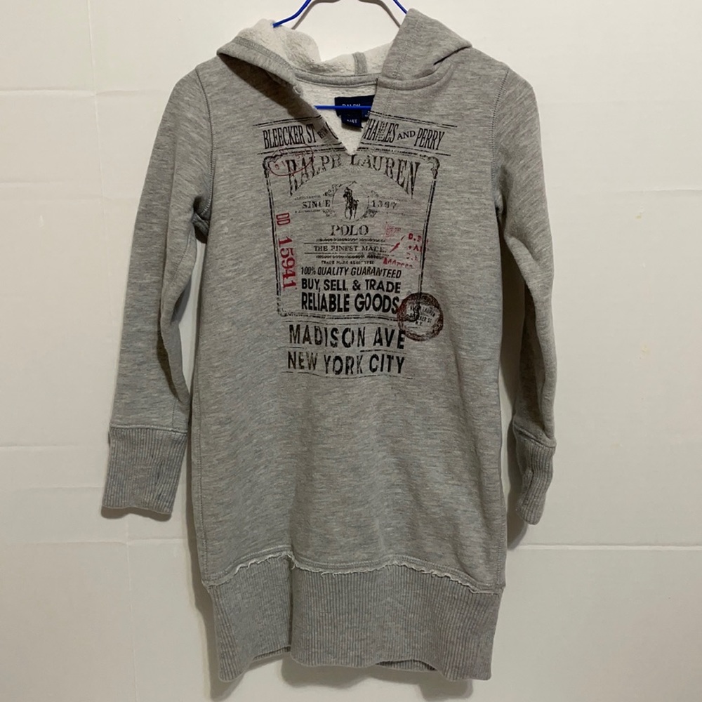 Ralph Lauren gray sweatshirt size 4T